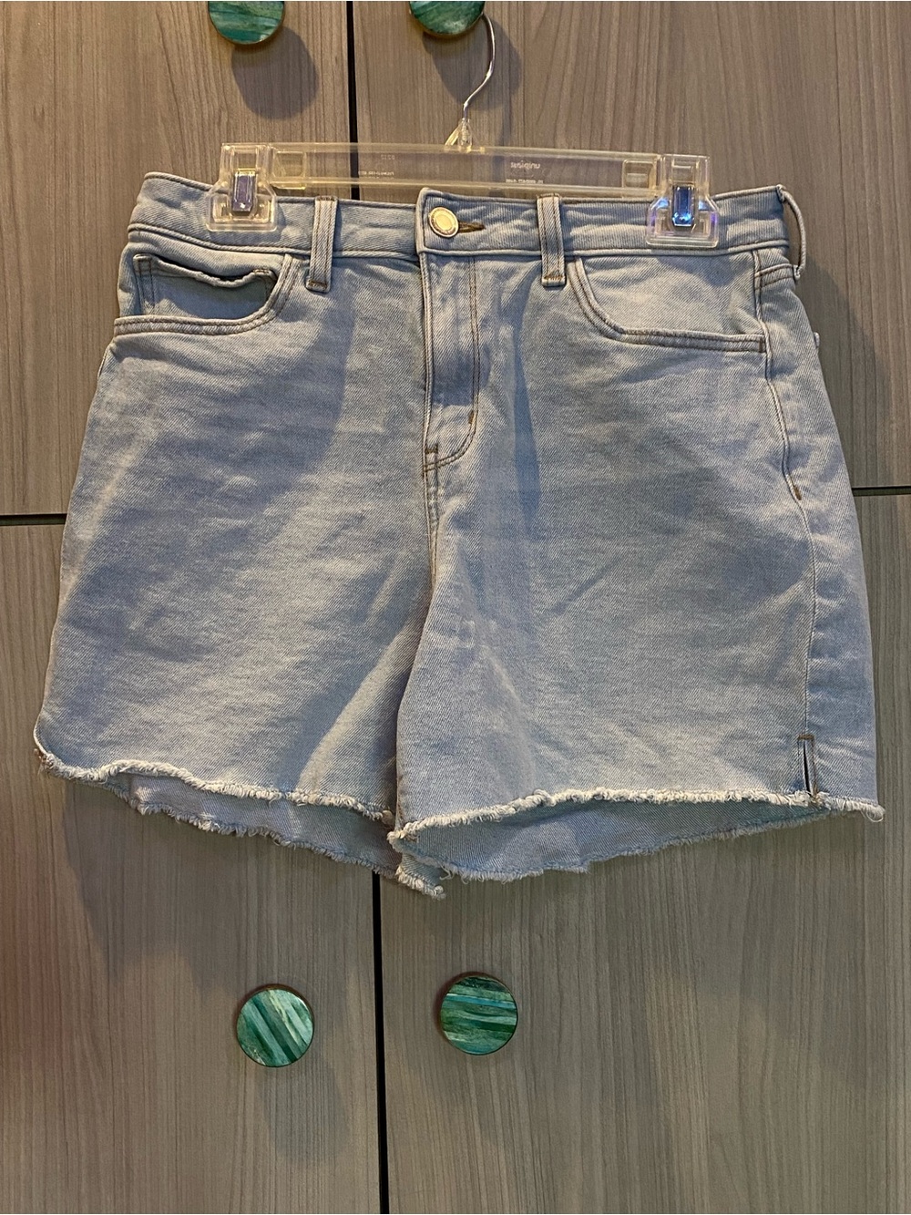 SO Shorts Baggy High Rise Size 30 Light Denim Wash